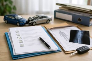 documentos reclamar accidente tráfico