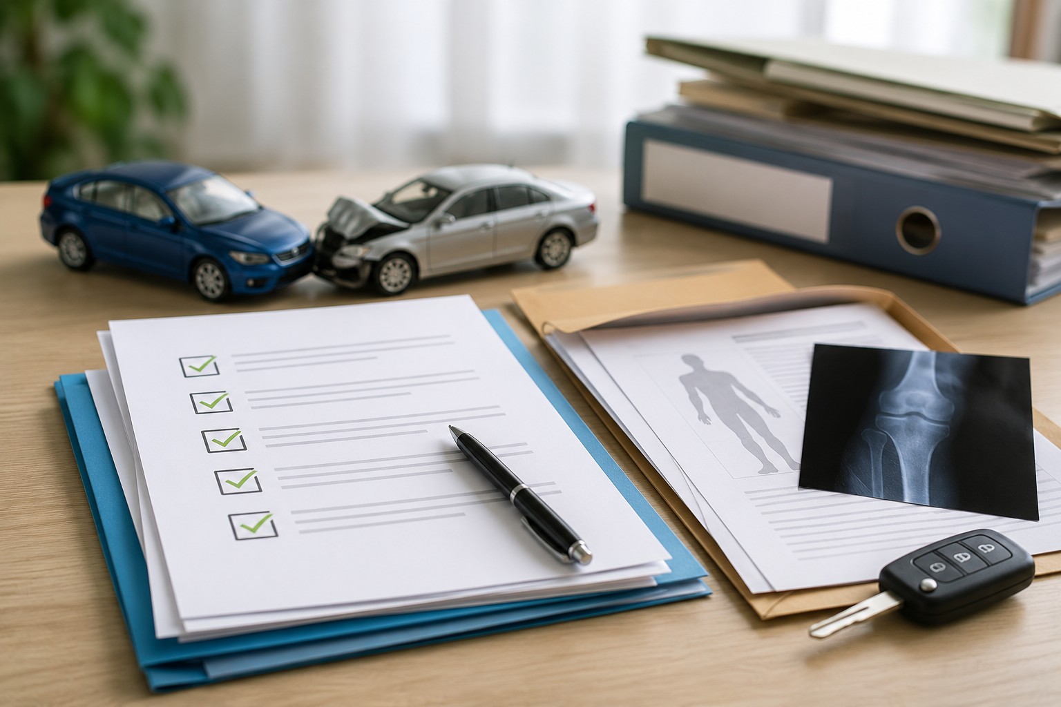 documentos reclamar accidente tráfico